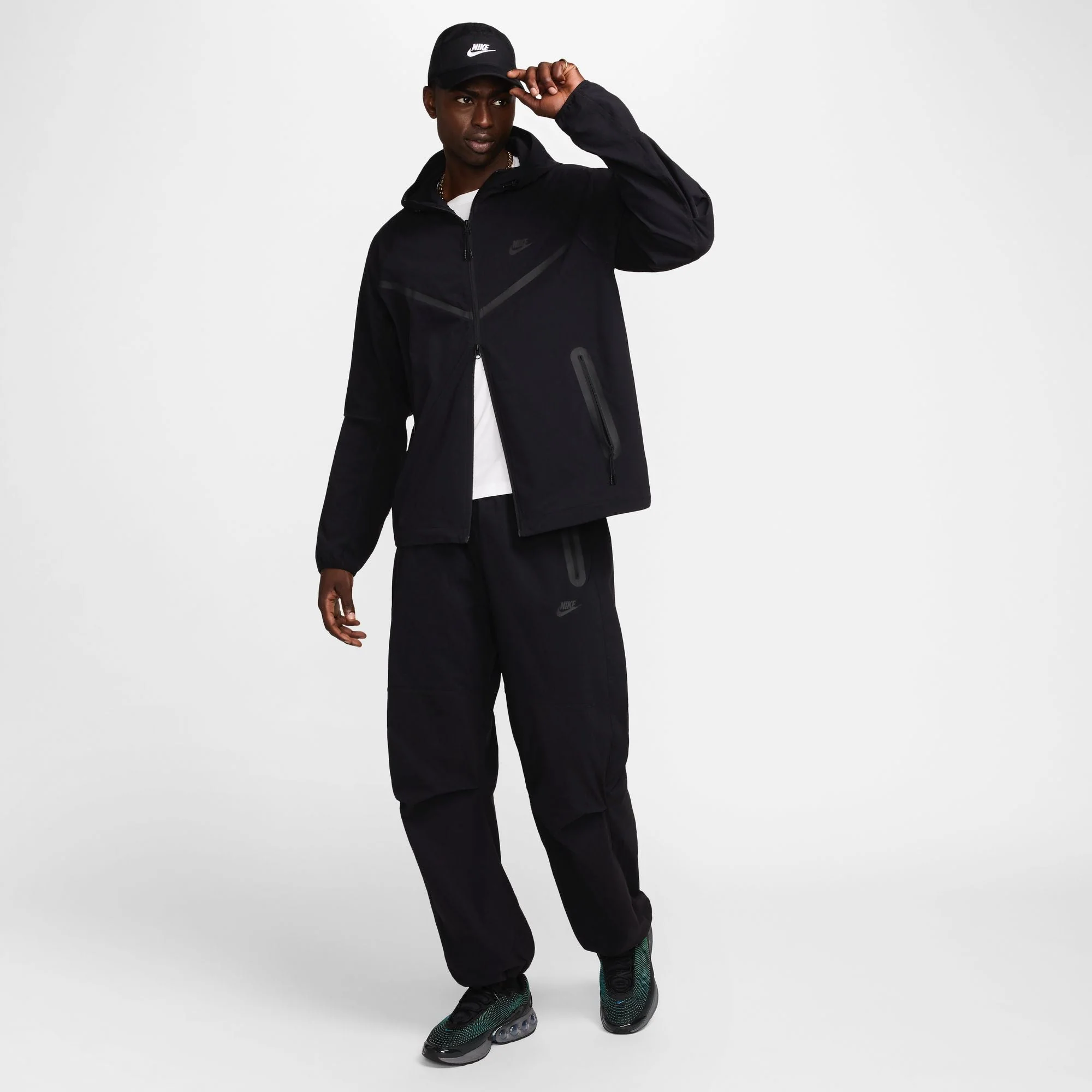 Fashionable Nike Mens Tech Woven Jacket - Black Easy-to-Use