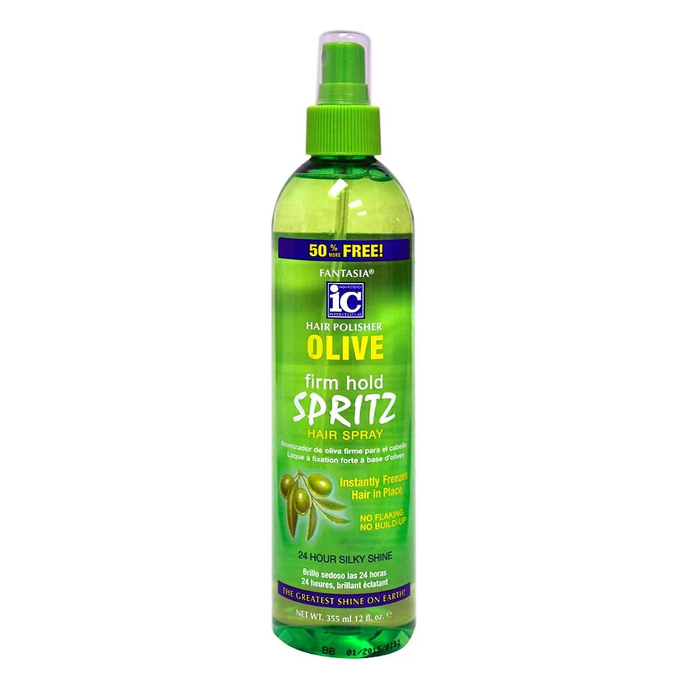 Solid Fantasia Olive Firm Hold Spritz Hair Spray 10 Oz Functional