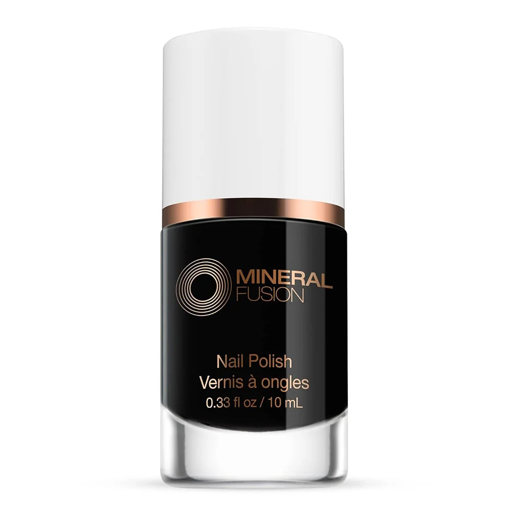 Easy-to-Use Mineral Fusion Nail Polish Little Black Dress 0.33Oz 10ml Natural