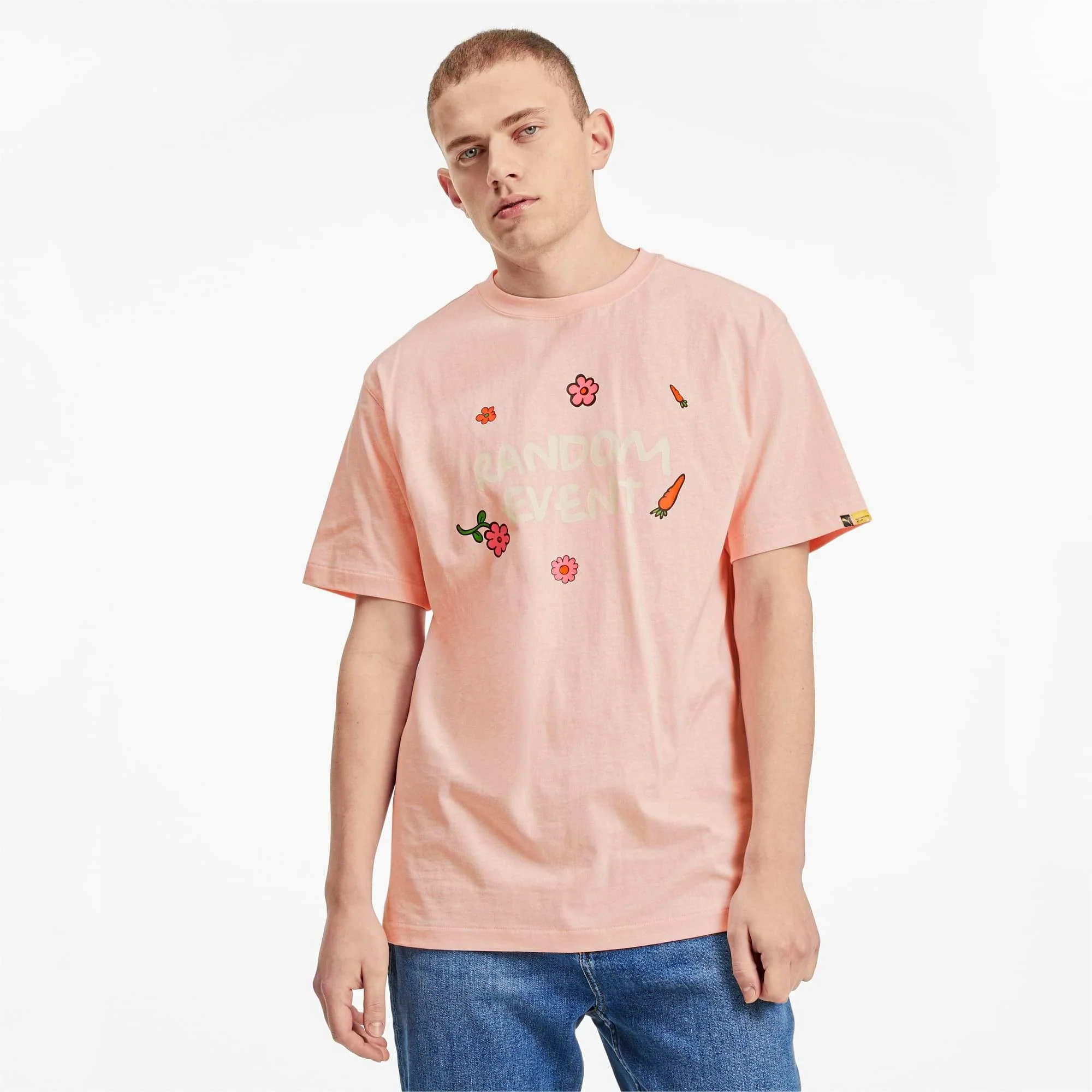 Consistent Puma Men's X Random Event Rdet Tee Tops Secure