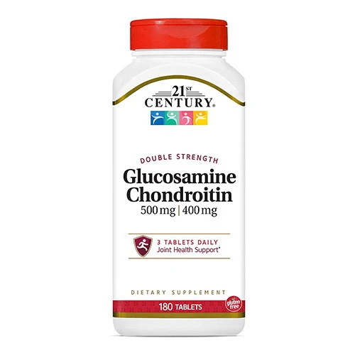 High-Performance 21st Century Glucosamine Chondroitin 500 400mg Double Strength Tablets 180 Ea Reusable