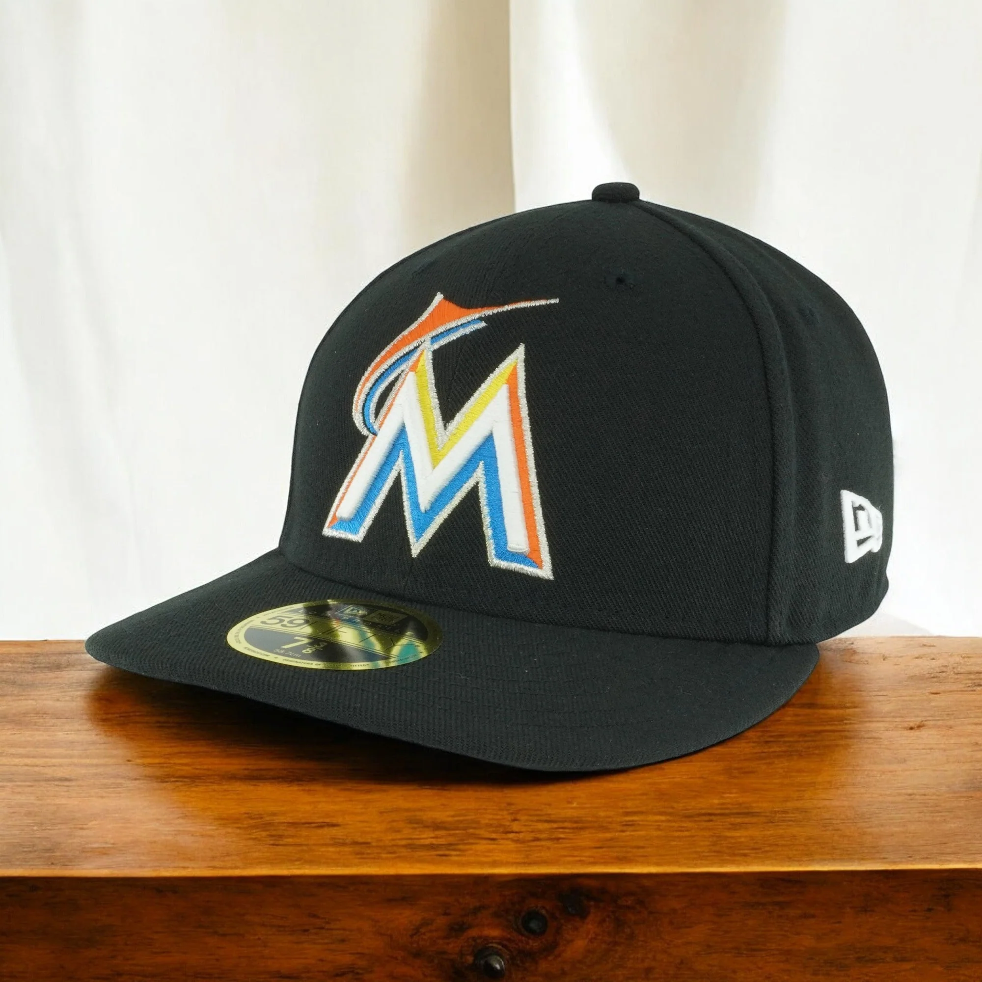 Exclusive New Era Men's MLB Low Profile 5950 - Miami Marlins Home 2017 Elegant