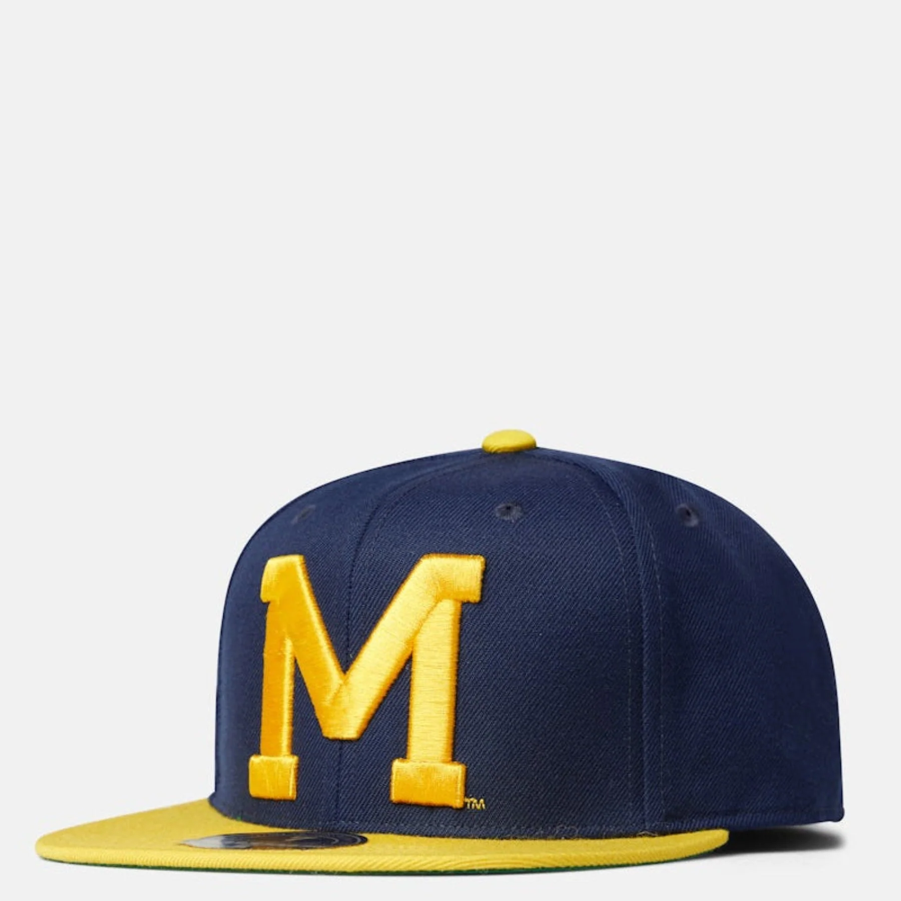 Consistent Mitchell Ness Men's Ncaa Team 2 Tone 2.0 Fitted Michigan Fitted Caps Luxury