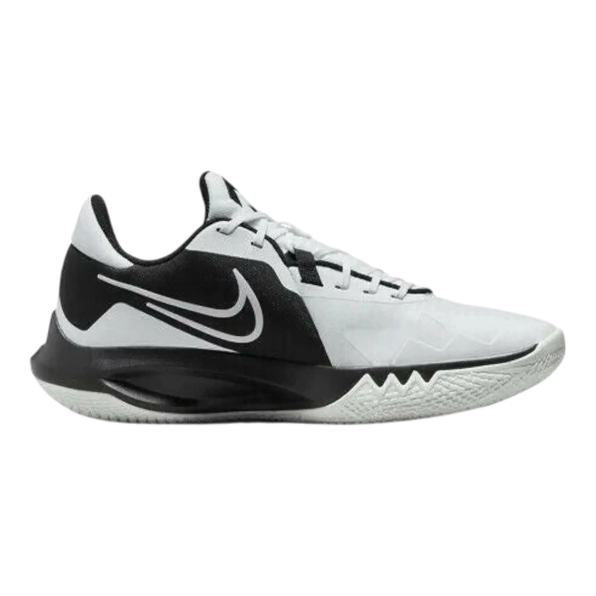 Crafted Nike Precision 6 Men Sneakers Black White Low-Top Basketball Shoes Powerful