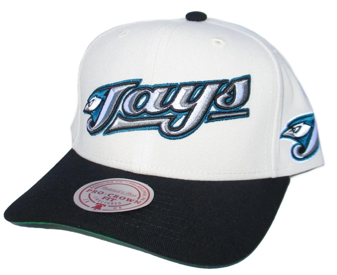 Elegant Mitchell Ness Men's MLB Off Word Pro Snapback Coop Blue Jays Snapback Caps Fast