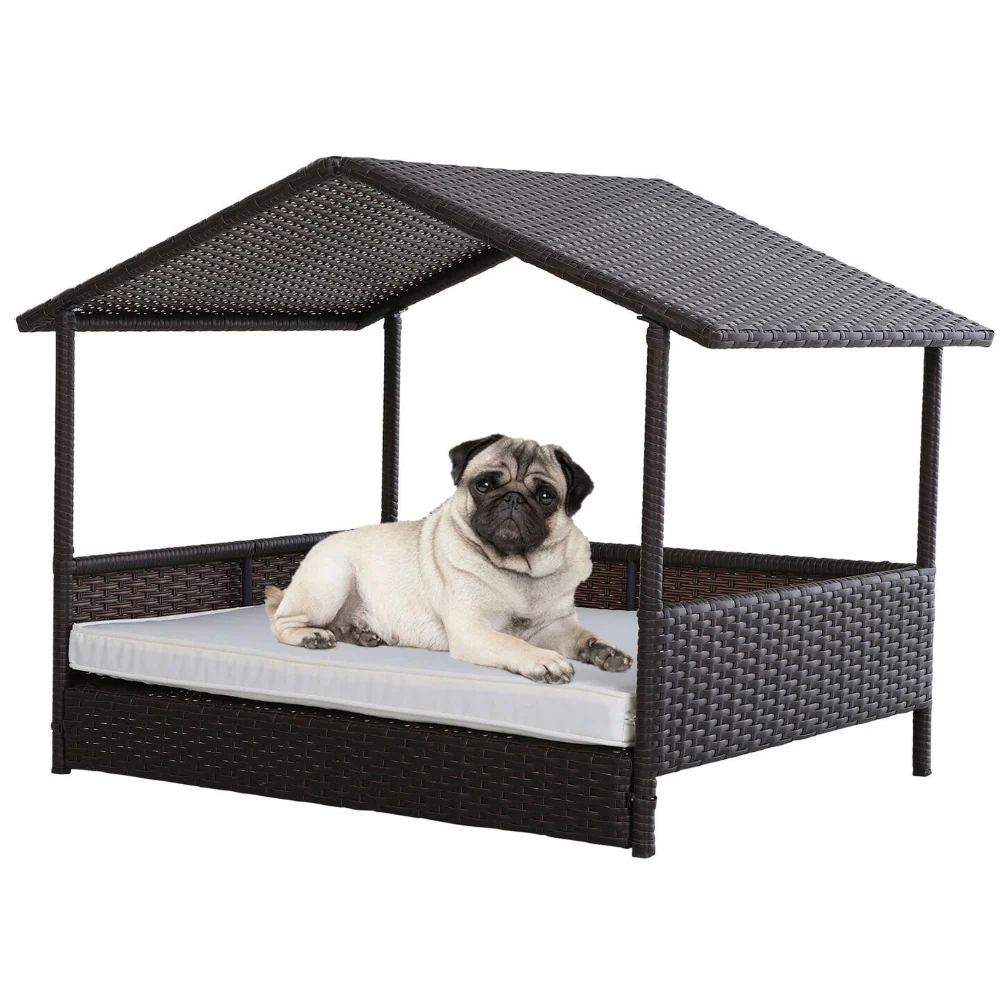 Stylish Large Indoor Outdoor Modern d Dog House Green