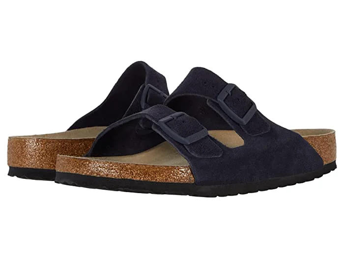 Natural Birkenstock Arizona Soft Footbed Suede Leather Clogs Artisan