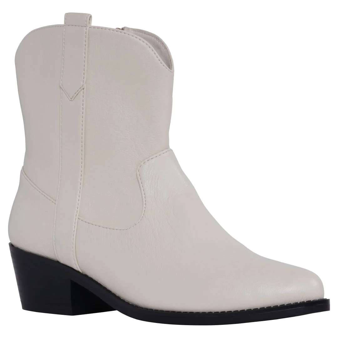 Official Women's Qakley Off White Bootie Easy-to-Use