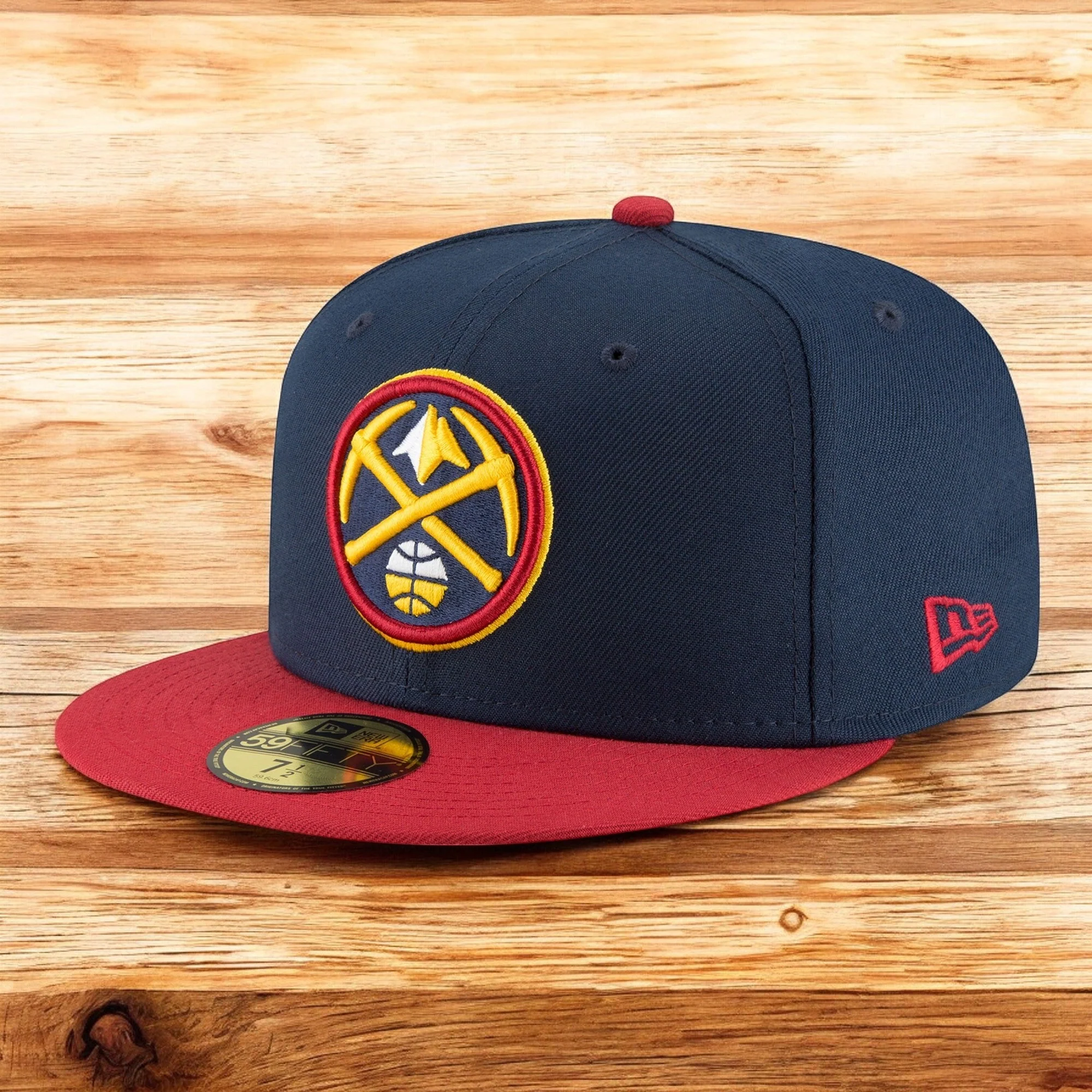Consistent New Era Men's NBA Denver Nuggets 5950 Finals Champ Fitted Navy Red Carefully Designed