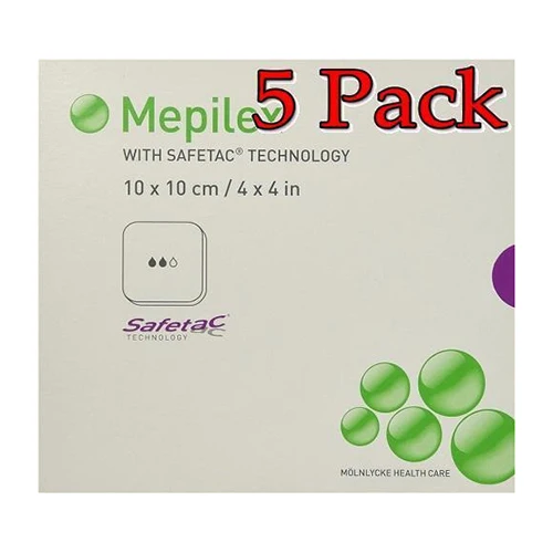 Trendy Mepilex Soft Silicone Foam Dressing 4 X4 5 Pack High-End
