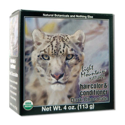 Convenient Light Mountain Natural Hair Color and Conditioner Dark Chocolate 4 Oz Expertly Made