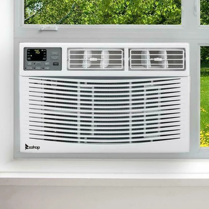 Responsible Powerful Quiet Window Mounted Air Conditioner Unit 10 000 BTU Versatile