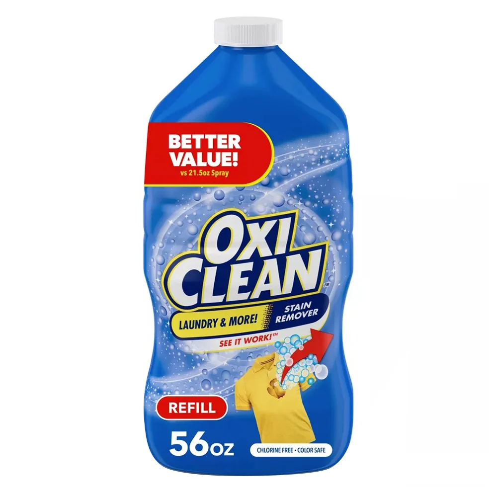 Sustainable OxiClean Laundry Chlorine Stain Remover Refill 56Oz 1.65l Efficient