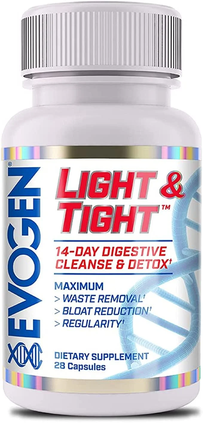Reliable Evogen Light Tight 14 Day Extra Strength Cleanse Detox Flush Toxins Increase Immune Health Boost Energy Improves Nutrient Absorption Prebiotics Verified
