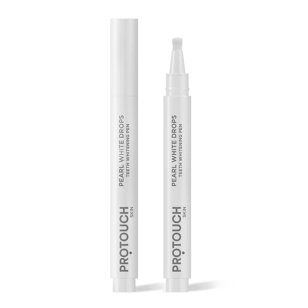 Exclusive Pearl White Drops Enamel Safe Teeth Whitening Gel with Pen Applicator Responsible