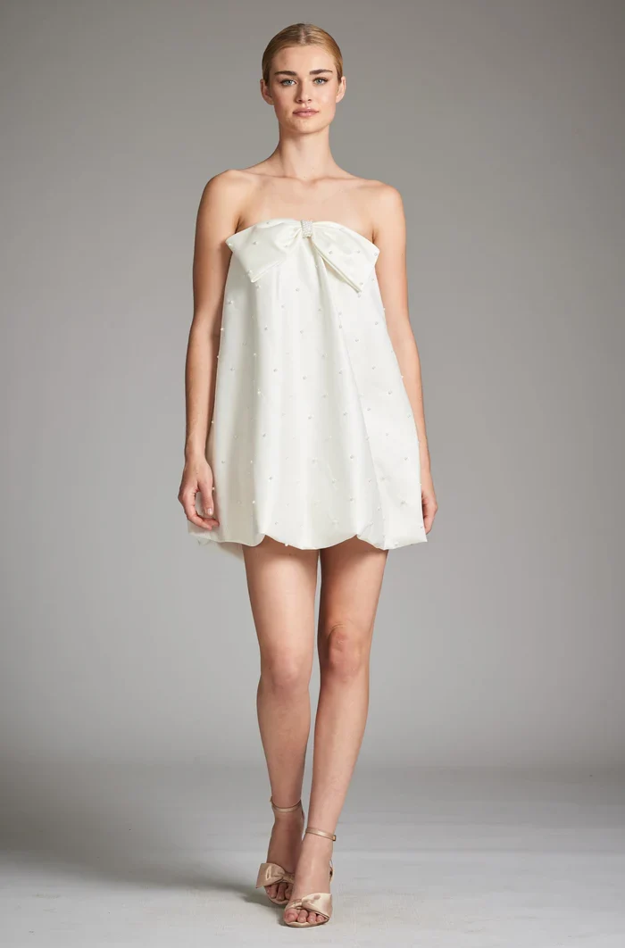 Convenient Sachin Babi Cort Dress in Ivory Reusable