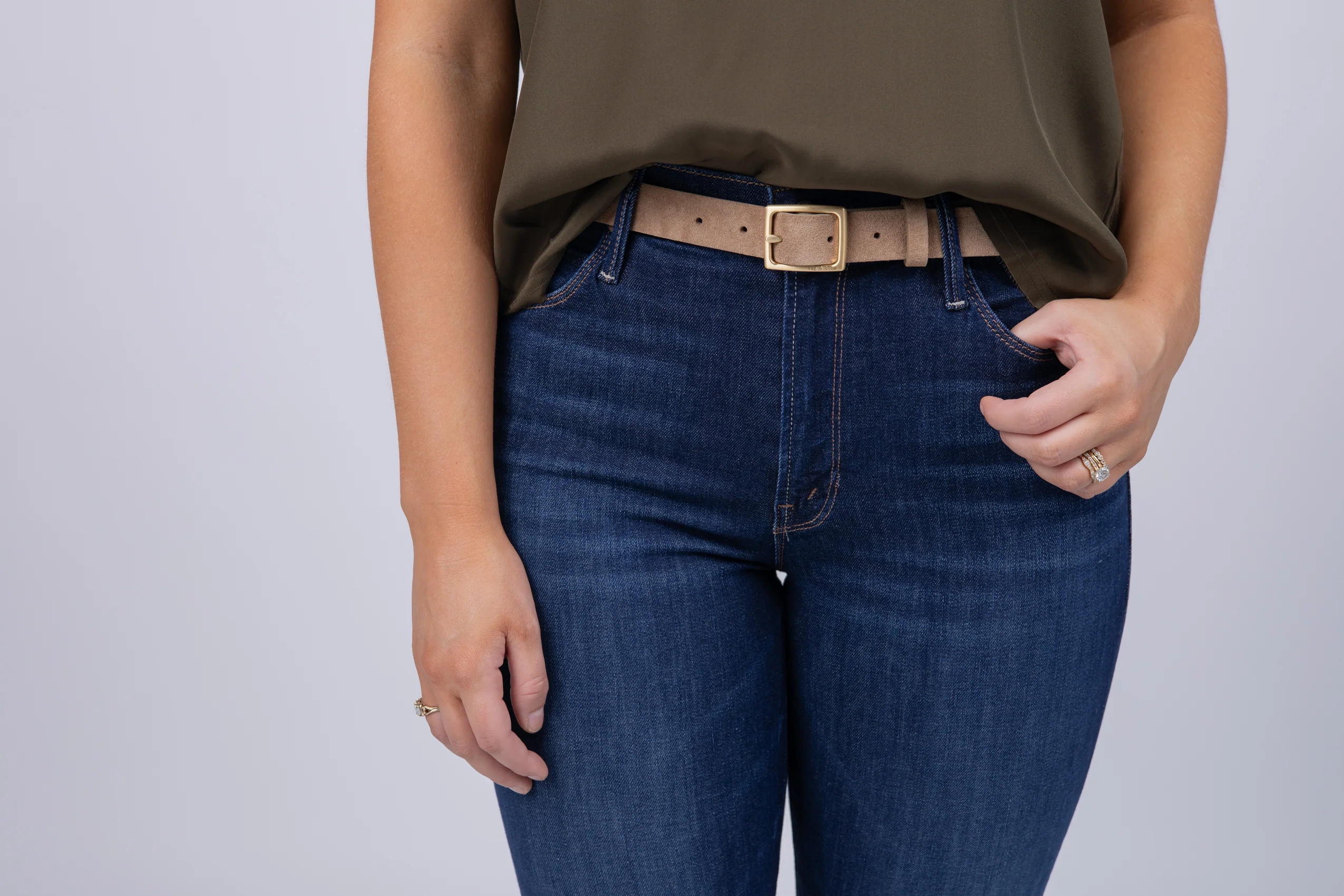 Next-Generation Rag Bone Baby Boy Belt in Camel Suede First-Class