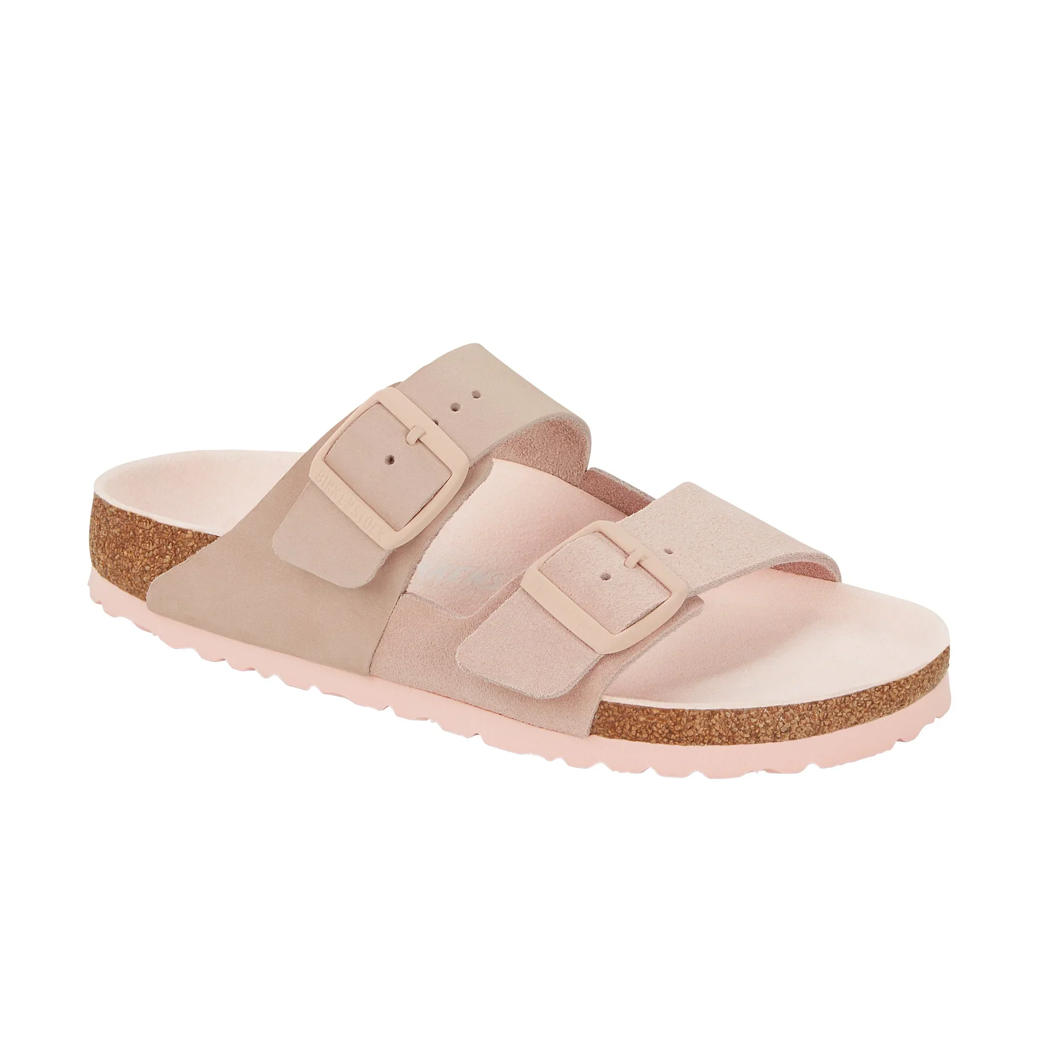 High-Grade Birkenstock Arizona Split Nubuck Leather Light Rose Fine Crafted