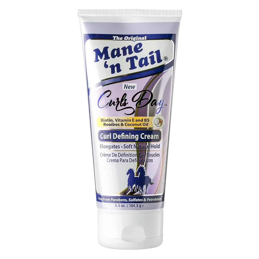 Verified Mane n Tail Curls Day Curl Defining Cream Moisturizing Curl Enhancing Cream 6.5Oz 184.3g Prestigious