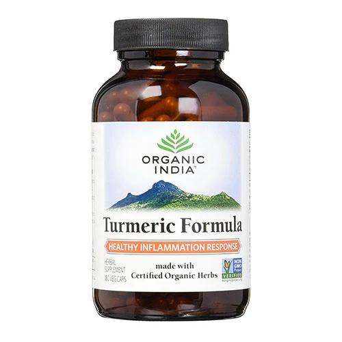 Traditional Organic India Turmeric Formula Vegetarian Capsules 180 Ea Exclusive