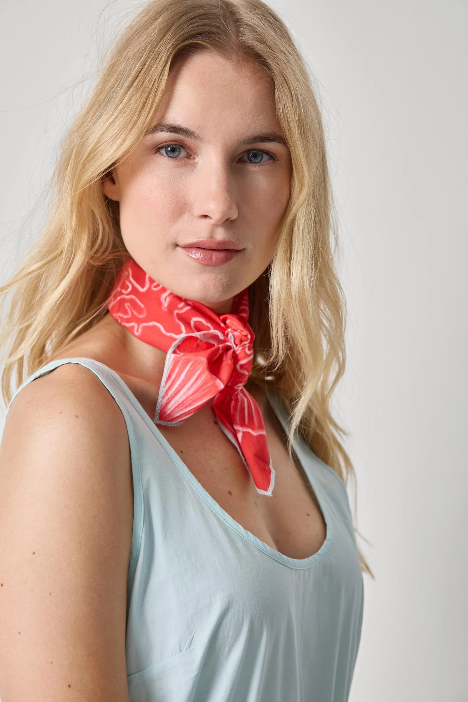 Comfortable Lilla P Bandana Scarf in Zinnia Print Original