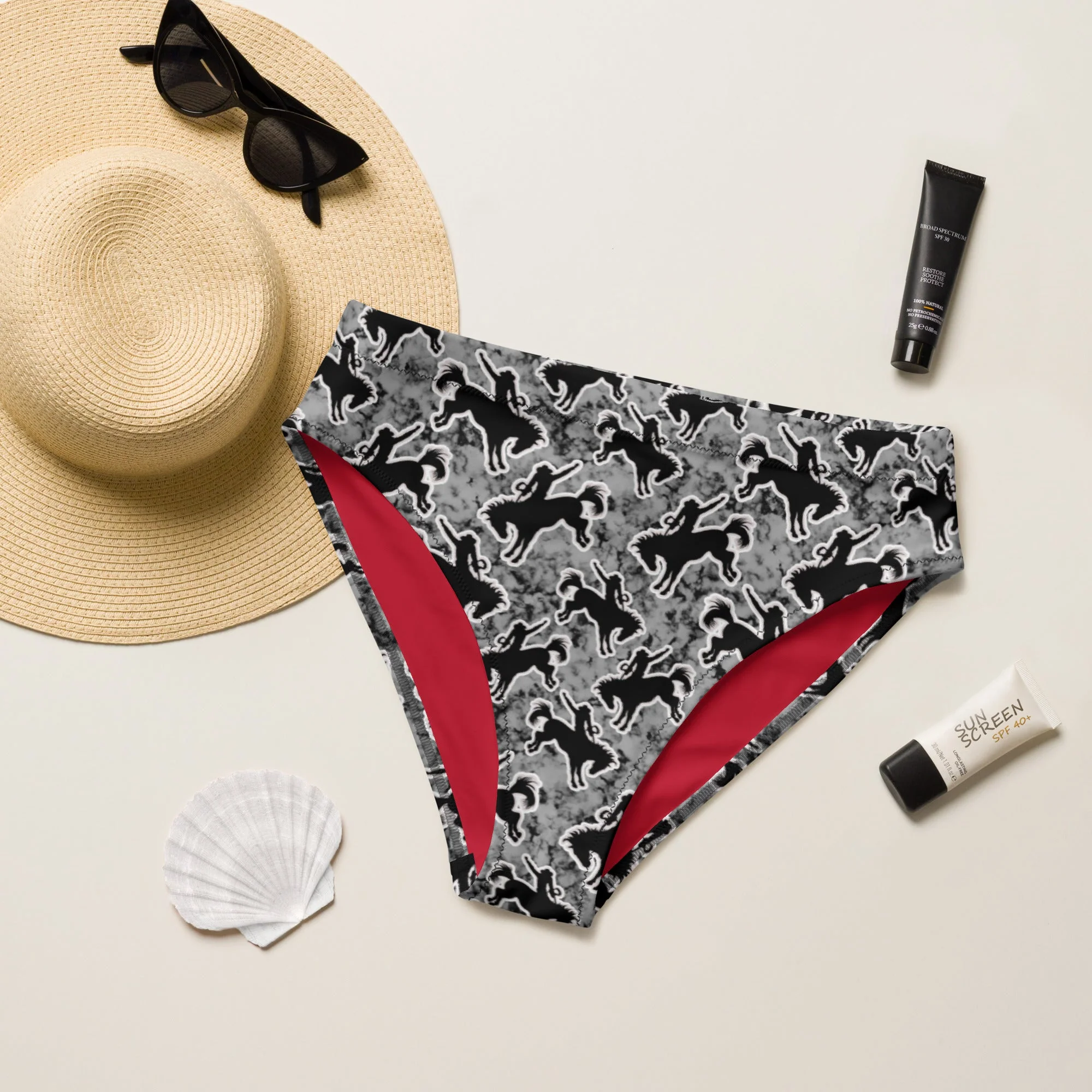 Sophisticated Baha Ranch Yeehaw Rodeo Bronc Bikini Bottom Stylish