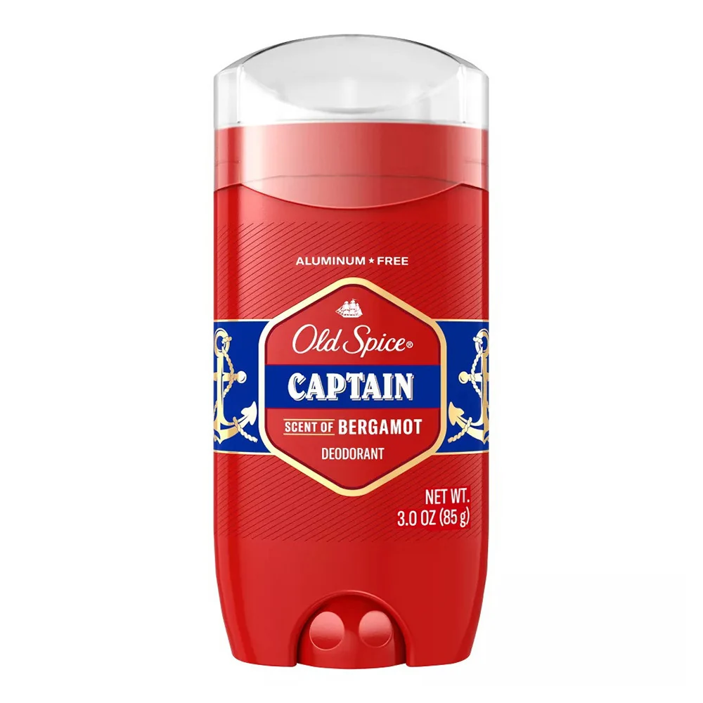 Stylish Old Spice Red Collection Captain Scent of Command Deodorant for Men 3 Oz Official