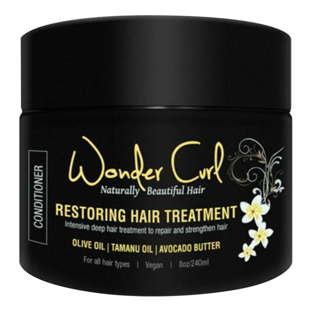 World-Class Wonder Curl Natural Restoring Hair Treatment 8 Oz Healthy
