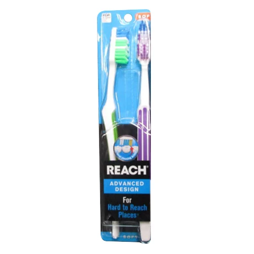 Durable Reach Advanced Design Full Head Toothbrush Soft - 2 Ea Top-Quality
