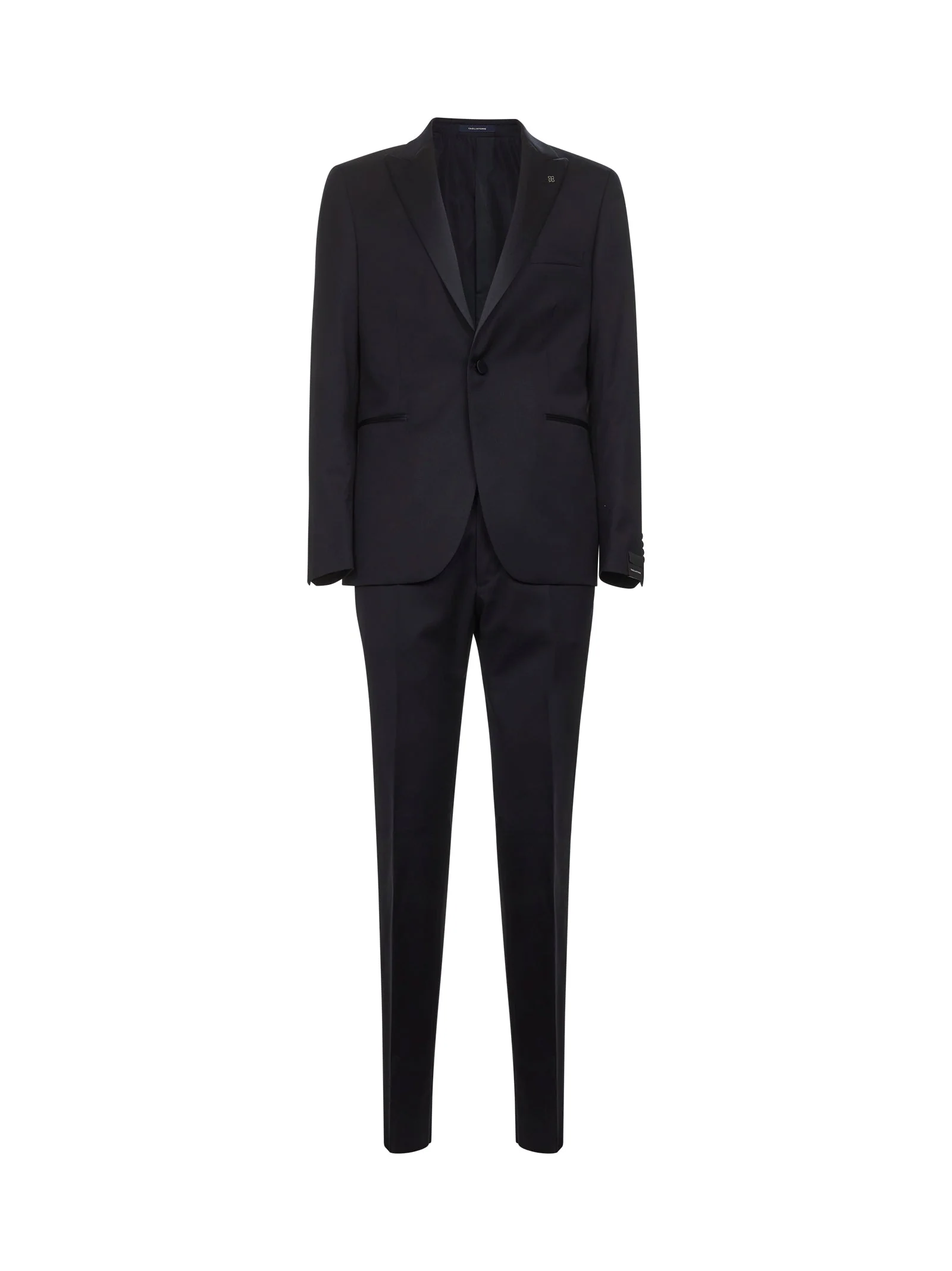 High-Grade Blue Virgin Wool Tuxedo Suit World-Class