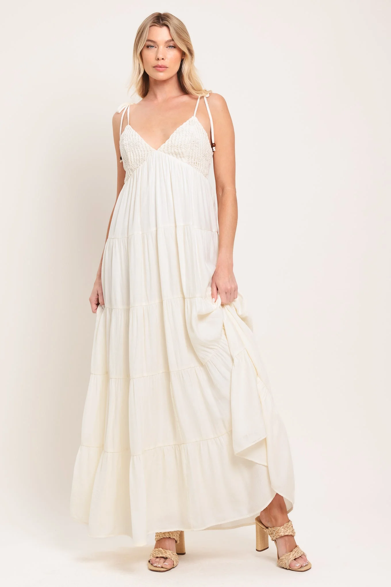 Easy-to-Use Azure Reverie Woven Maxi Dress High-Performance