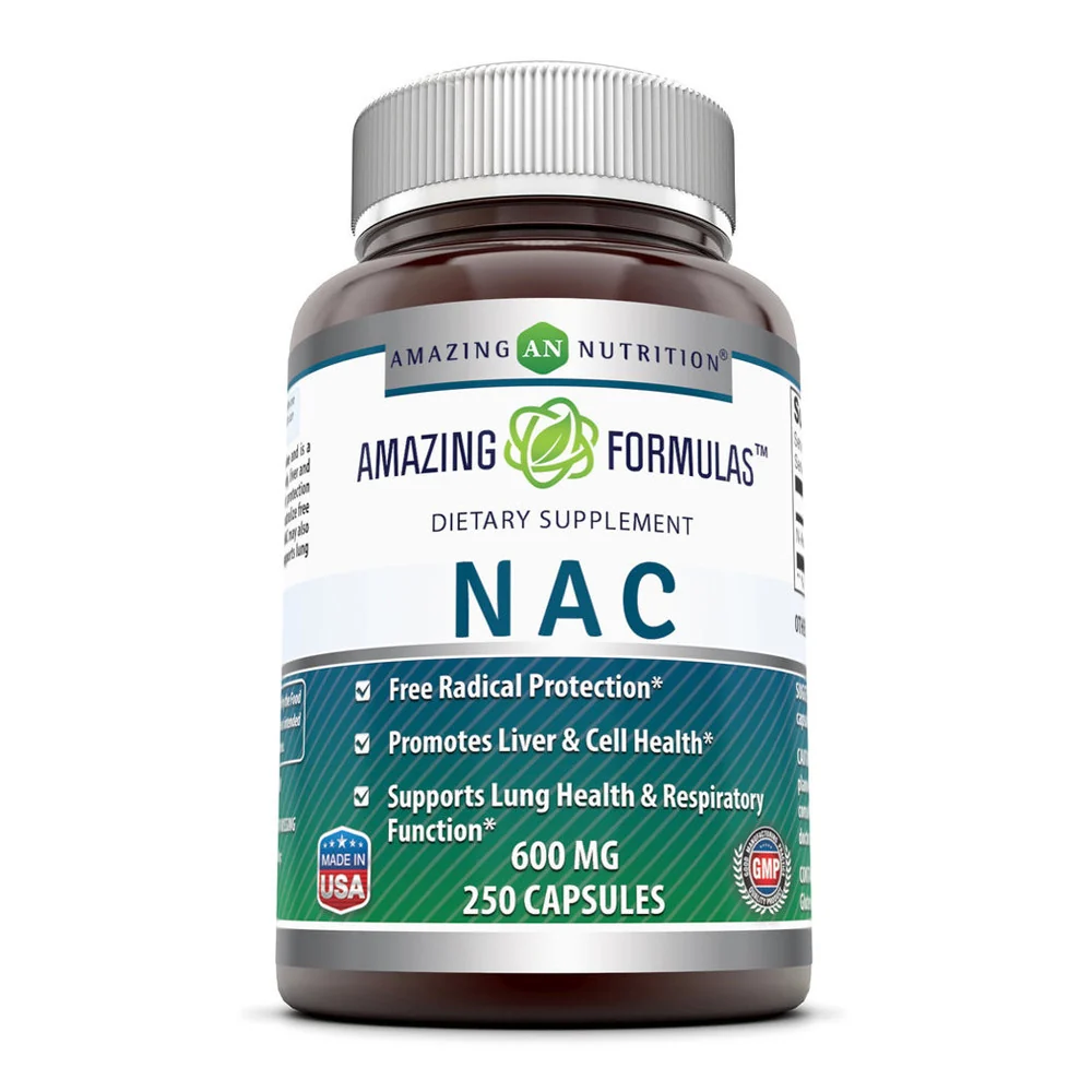 Professional Nutrition Formulas NAC N Acetyl Cysteine 600Mg Capsules 250 Ea Fine Crafted