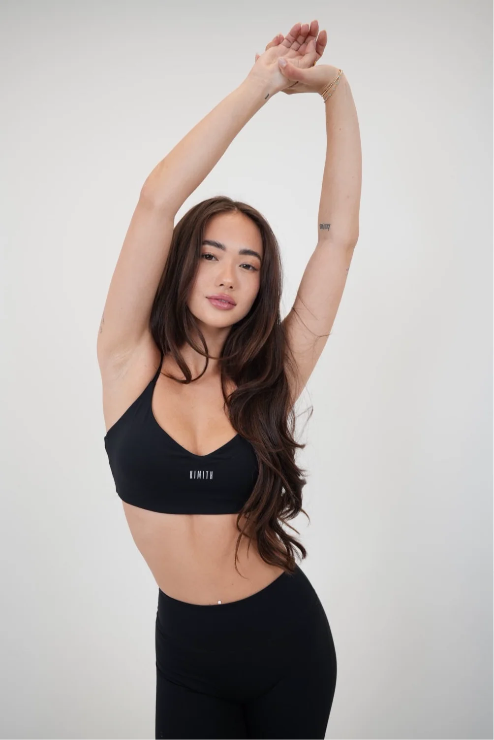 Expertly Made I Live in Luxury Black Sports Bra Long-Lasting