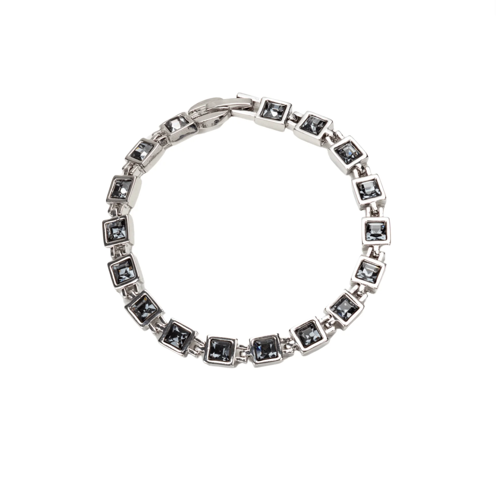 Authentic Silvernight Swaroki Crystal Bracelet – Swaroki Crystal Silvernight Square Bracelet By callura High-Performance