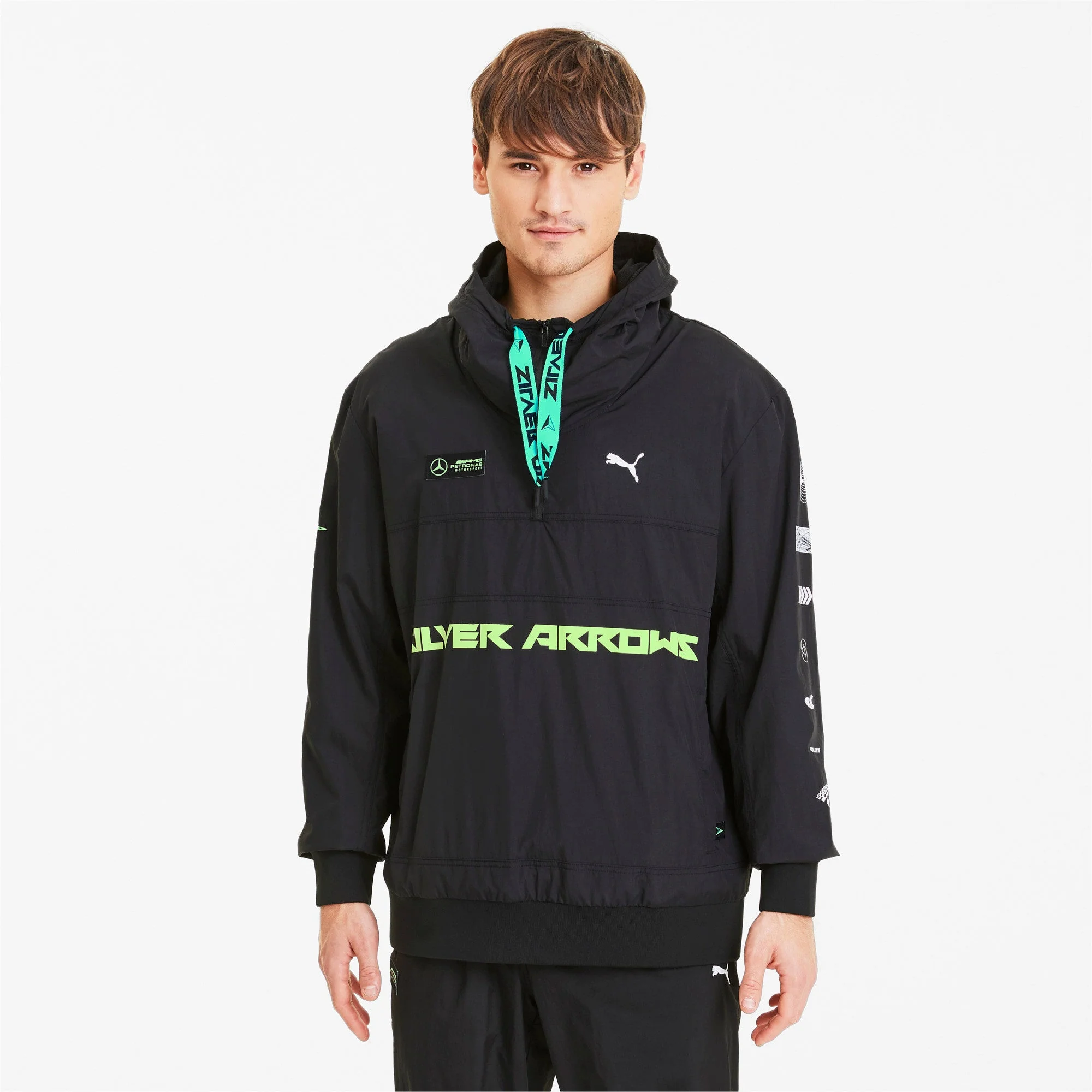 Breathable Puma Men's Mapm Mercedes Street Jacket Jackets First-Class