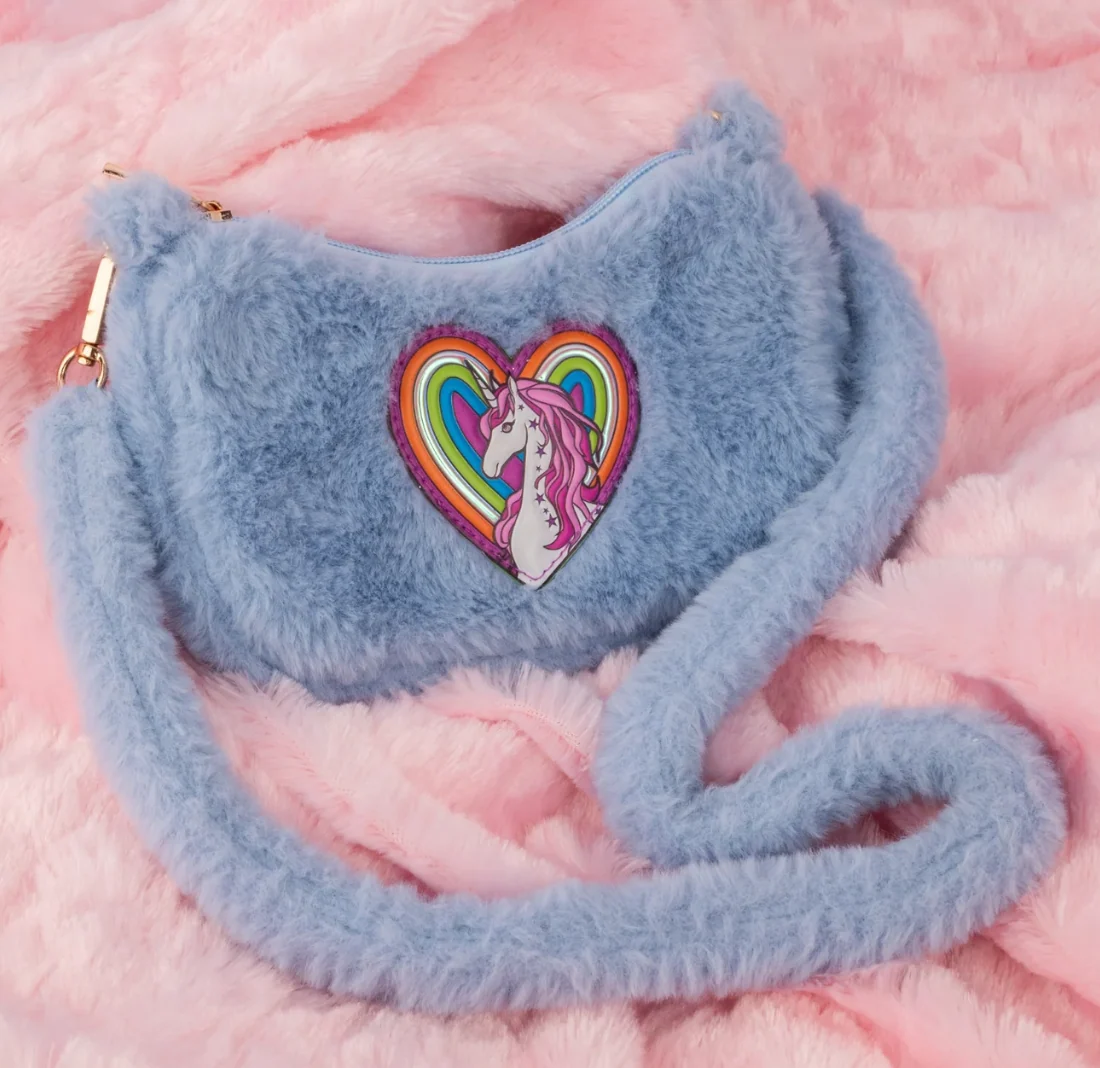 Casual Rainbow Cuddle Purse Periwinkle Artisan