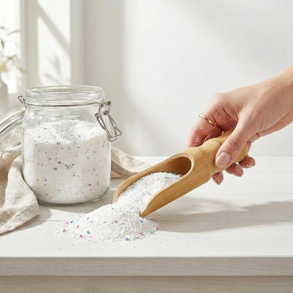 High-Grade Bamboo Laundry Scoop Wide Scoop Fashionable