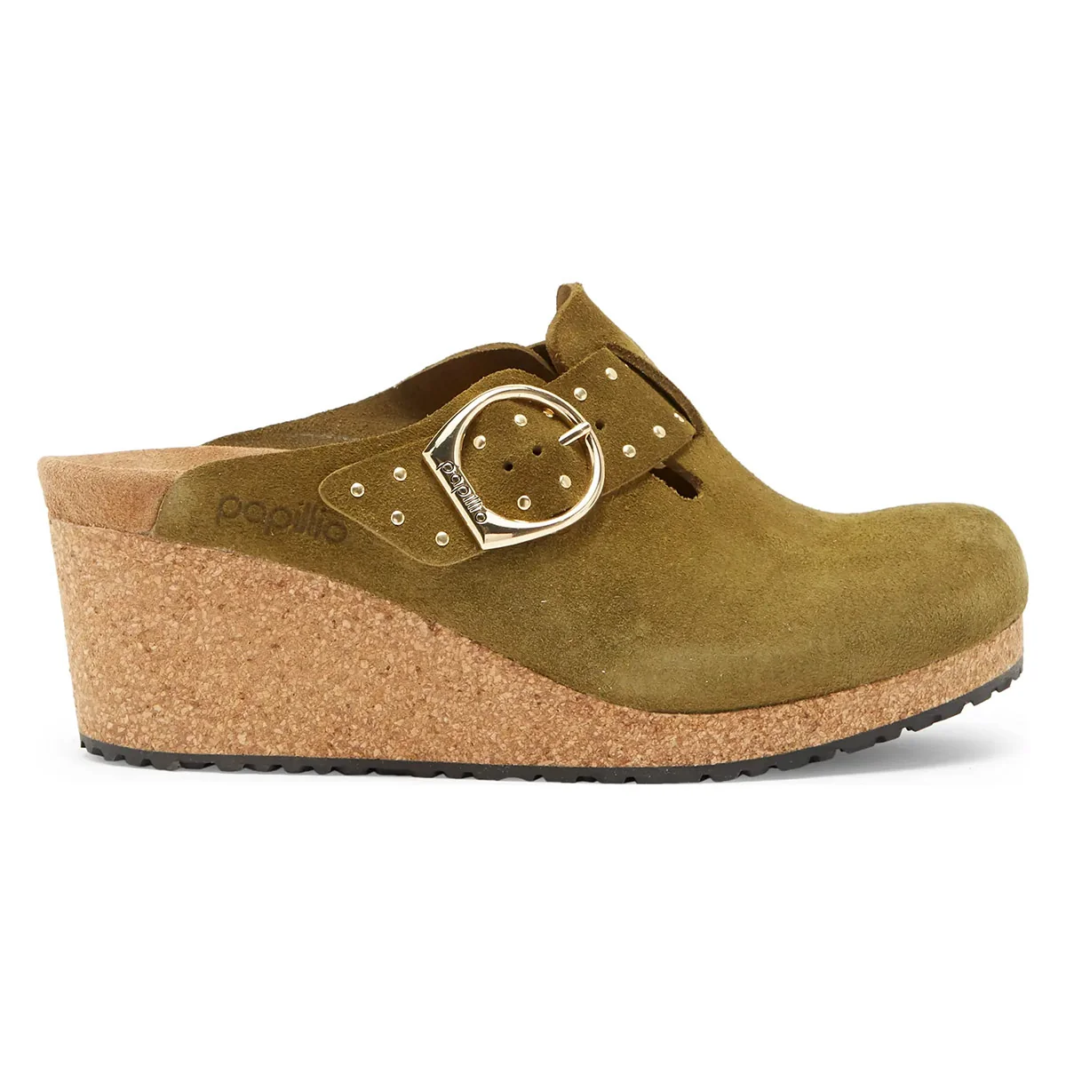 Safe Birkenstock Fanny Suede Leather Pine Green Clogs Innovative