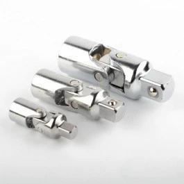 Top-Quality 3 Piece Piece 1 4 3 8 1 2 Universal U-Joint Socket Wobble Joint Tool Set Secure