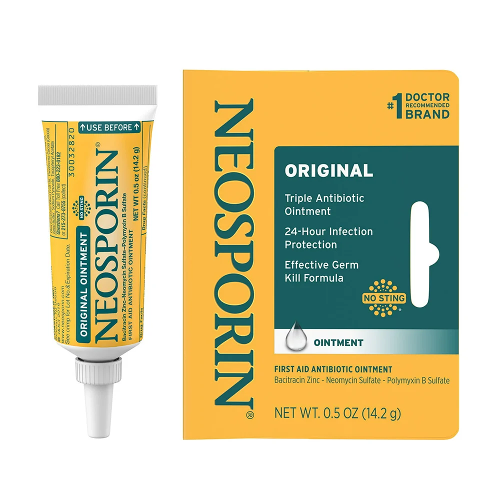 Carefully Designed Neosporin First Aid Antibiotic Bacitracin Ointment 0.5 Oz Next-Generation