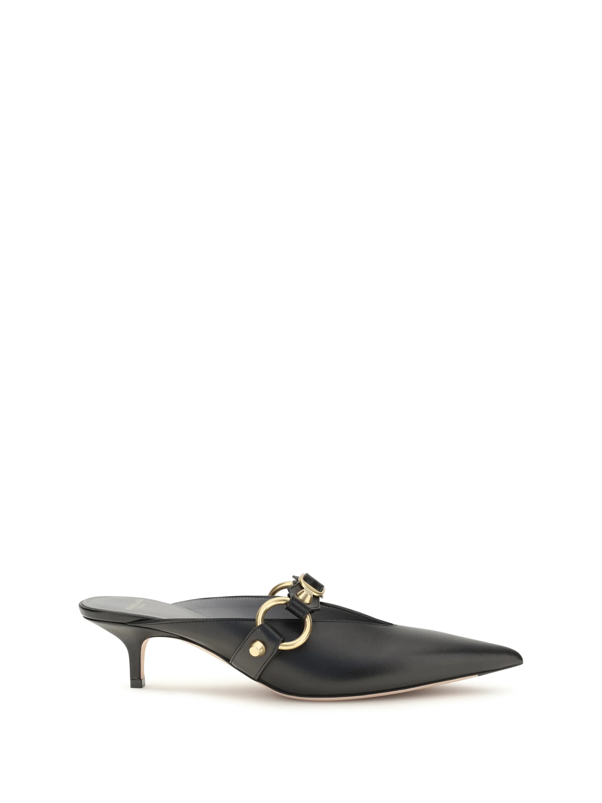 Soft Mules City Black Gold Prestigious