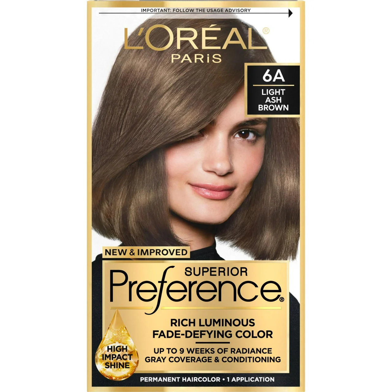 Fast Lo Superior Preference Hair Color 6A Light Ash Brown - 1 Ea Selected
