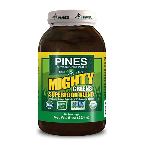 Trusted Pines Organic Mighty Greens Super Food Blend Hemp Protein Powder - 8 Oz Official