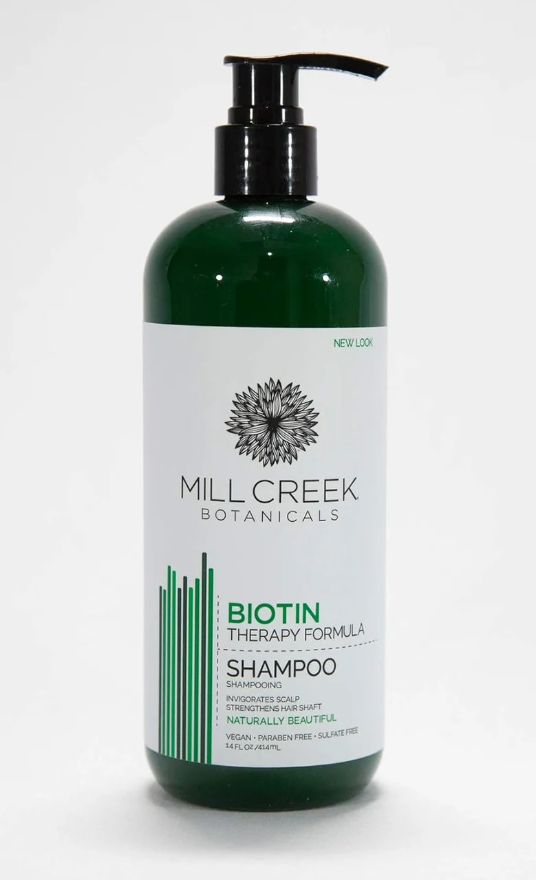 Enhanced Mill Creek Botanicals Biotin Therapy Formula Hair Shampoo - 16 Oz Long-Lasting