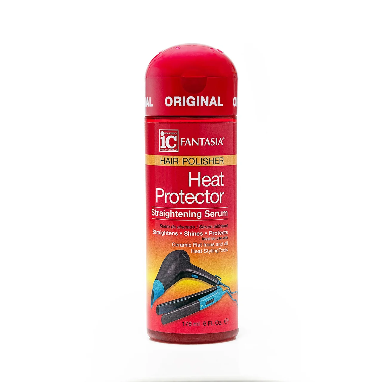 Responsible Fantasia IC Hair Polisher Heat Protector Straightening Serum 6 oz Consistent