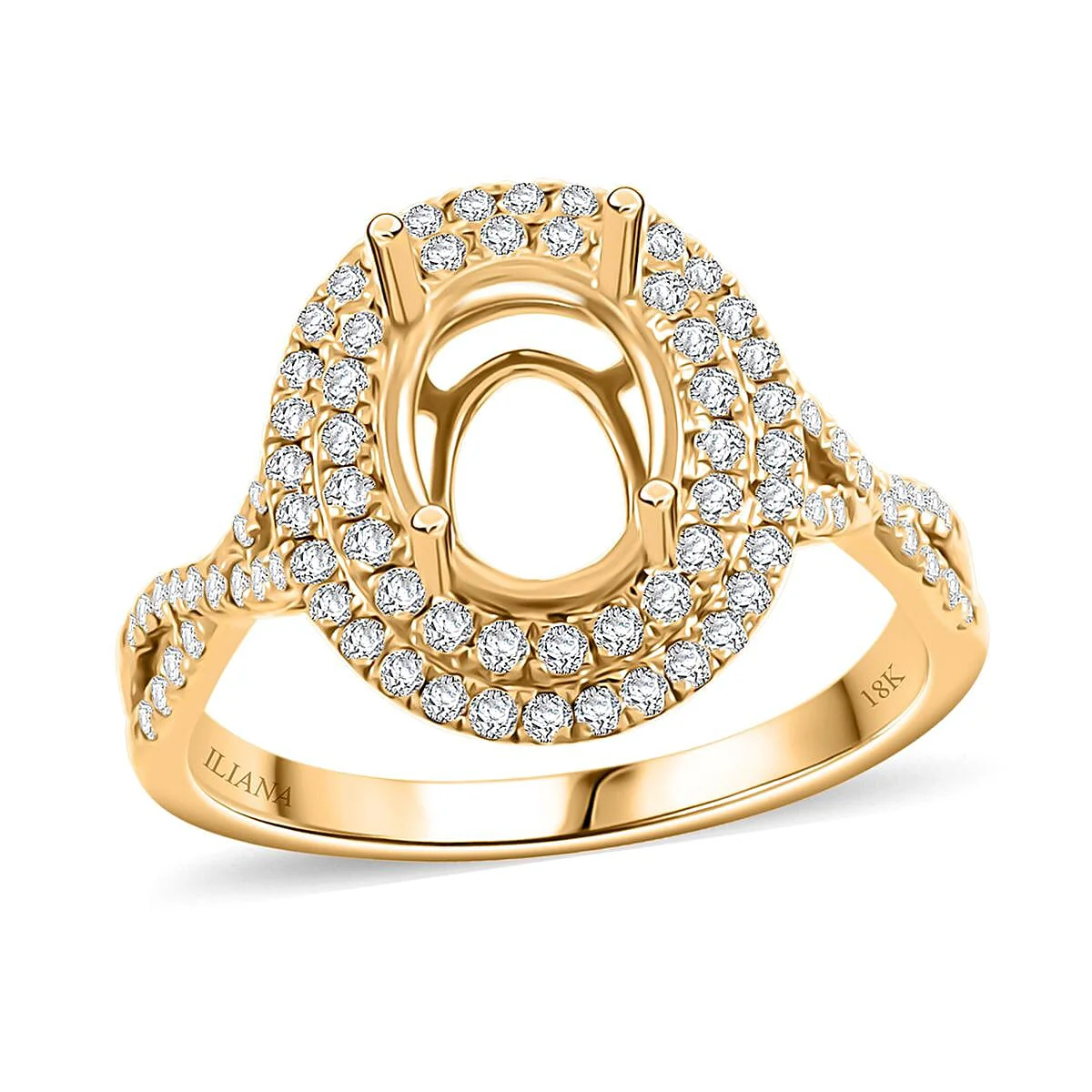 Elegant HomeJewelryRingsHalo Rings 7988140 Casual