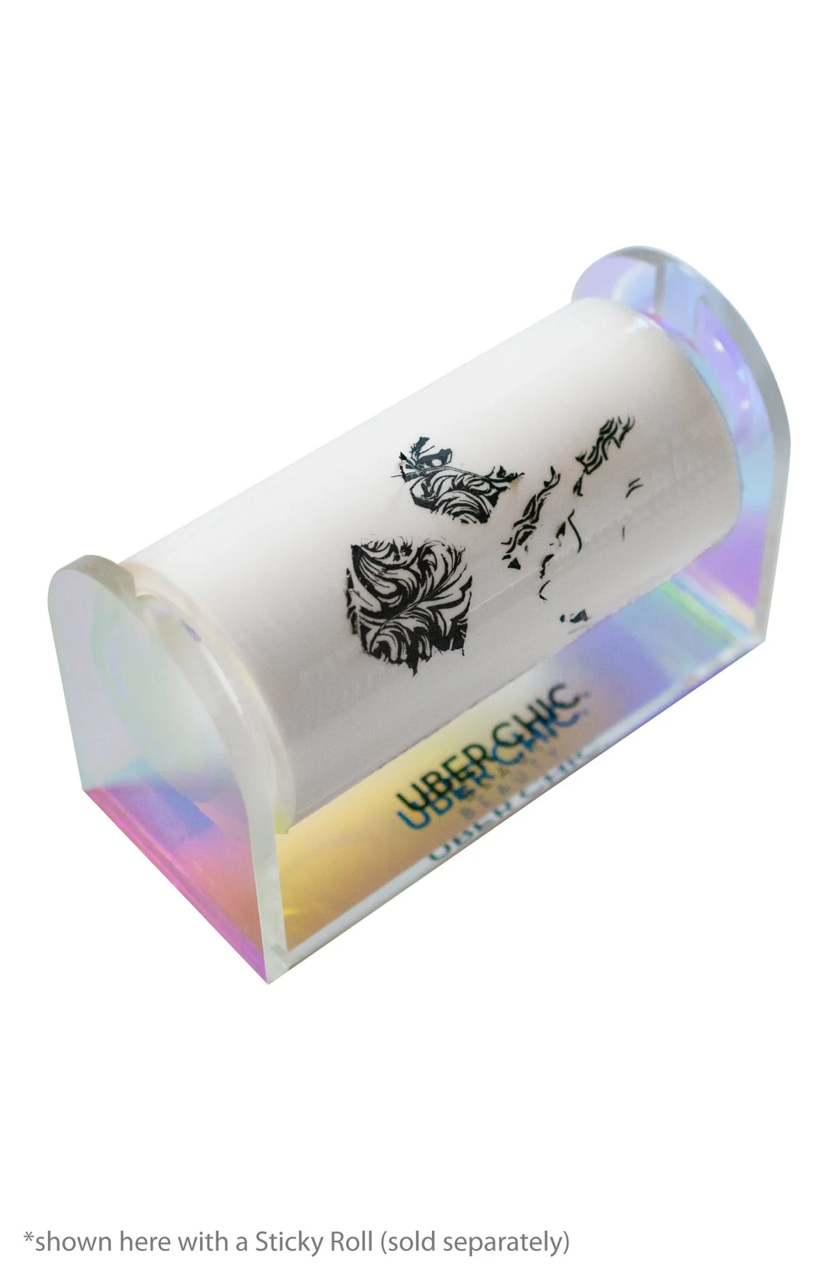 Clean Sticky Roller Iridescent Acrylic Holder - Uber Chic Stamper Accessories Reusable