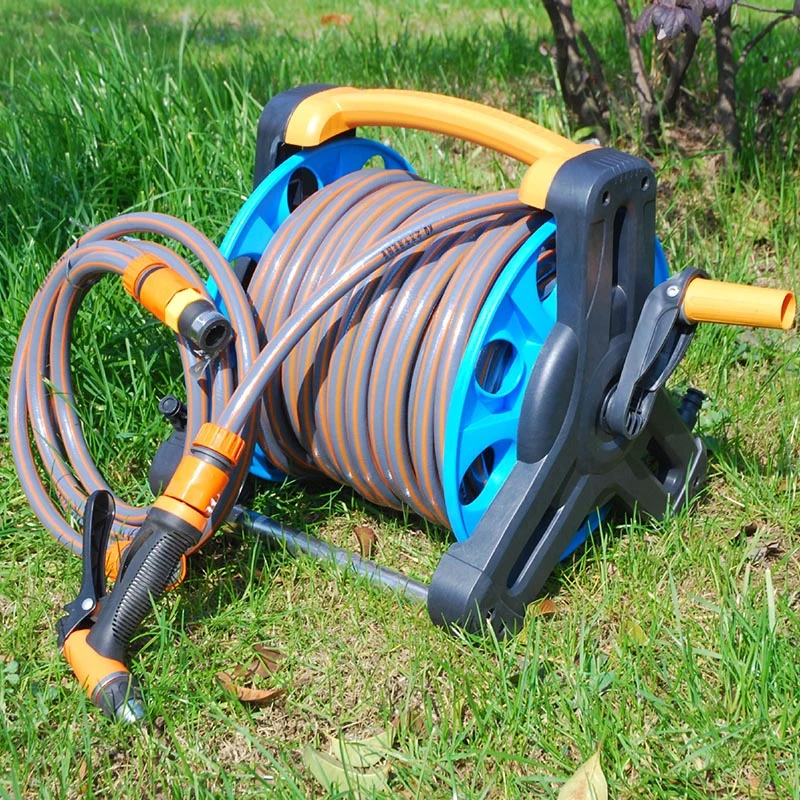 Original Premium Retractable Garden Water Hose Holder Reel Genuine