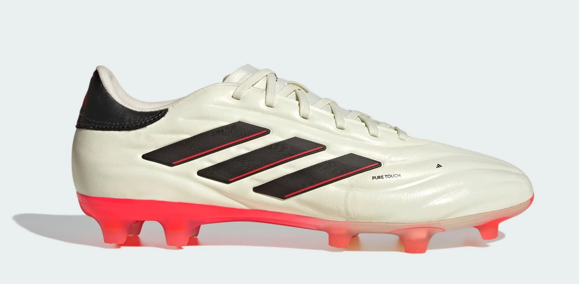 Casual adidas Men's Copa Pure Ii Pro Fg 'Ivory Core Black Solar Red' Sneakers Official