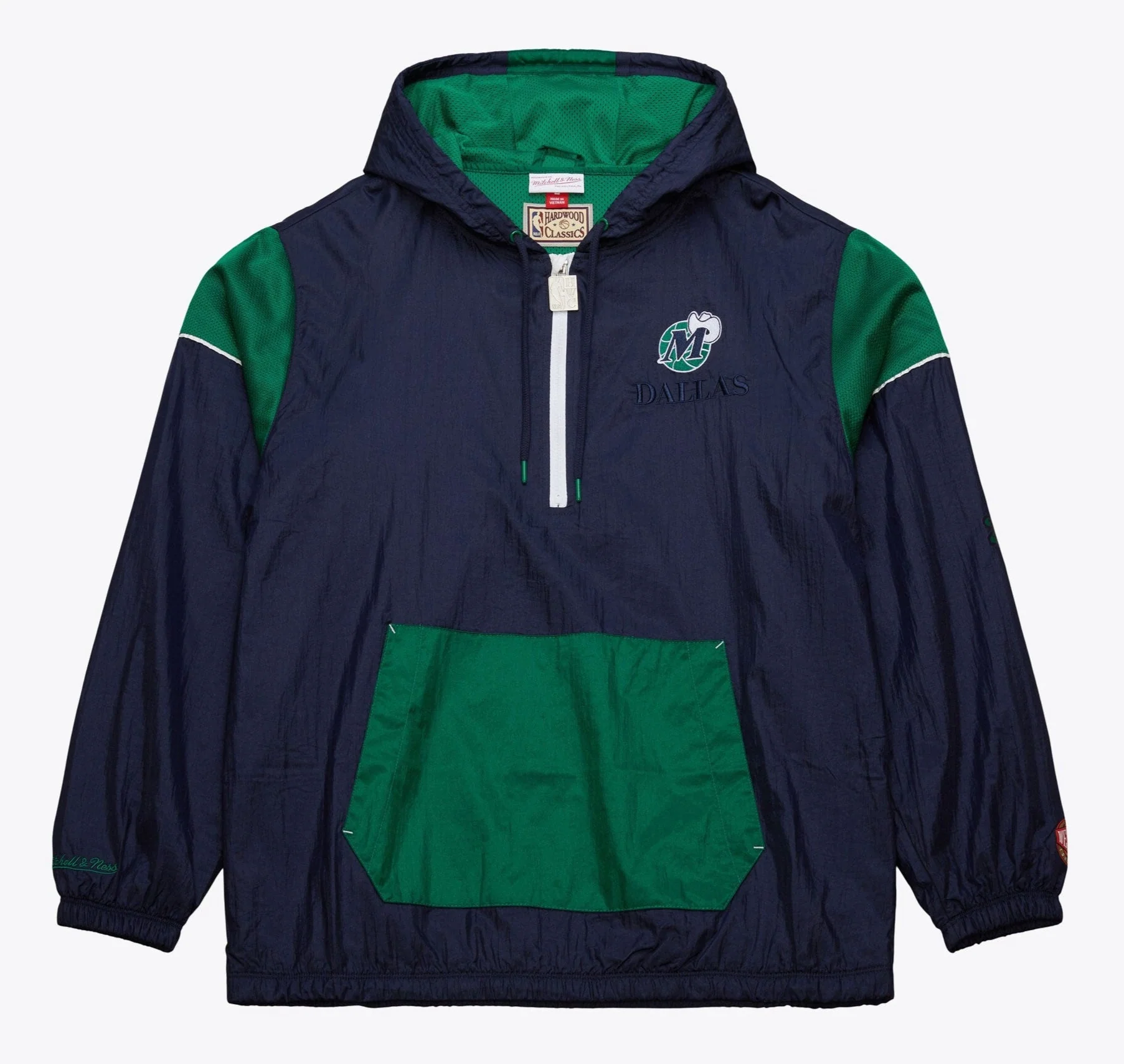 Excellent Mitchell Ness Men's NBA Team Og 3.0 Anorak Vintage Logo Mavericks Durable